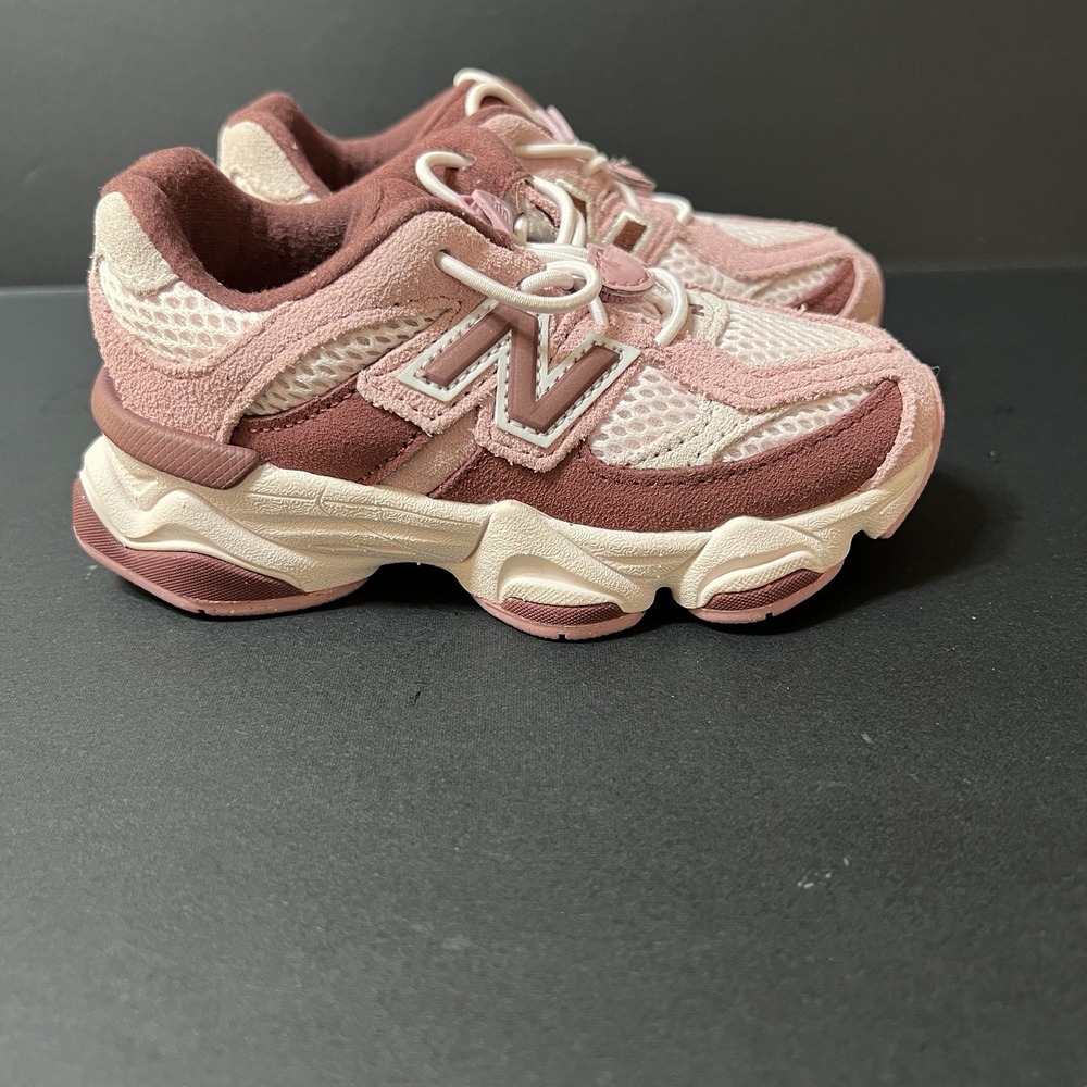 New Balance 9060 Toddler Size 8 Pink Granite Washed Burgundy IV9060EP
